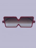 Óculos 02 -  Marrom e Vermelho